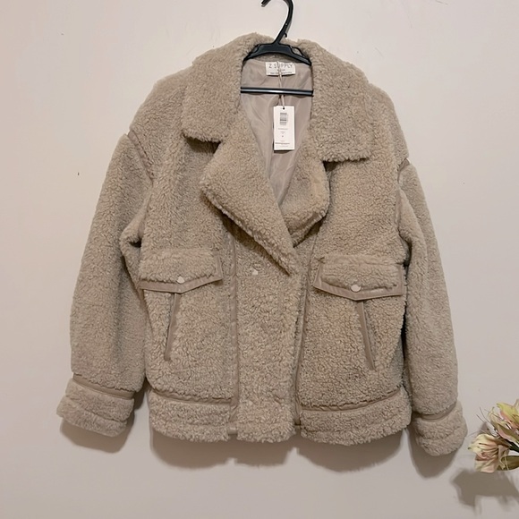 NWT Z Supply Ari Sherpa Jacket Size M - Picture 4 of 9